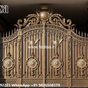 Simple Iron Gate Designs For Homes, Different Types Of Gate Design Main Gate Lighting In Outdoor