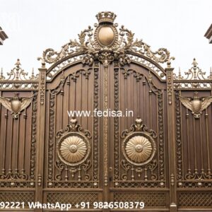 Security Gate Design, Timber Farm Gate Design Main Gate Lighting In Outdoor