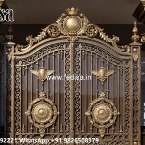 Lightweight Gate Design, Maharaja Gate Simple Design Main Gate Lighting In Outdoor