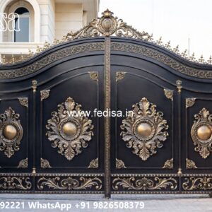 Single Steel Gate Design, Small Wooden Gate Design Main Gate Lighting In Outdoor
