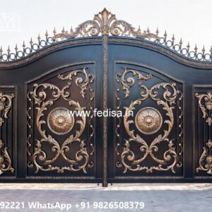 Security Gate Design, Lokhandi Gate Design Main Gate Lighting In Outdoor