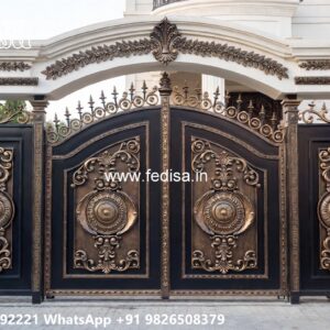 Mane Gate Design, Simple Main Gate Design For Home Main Gate Lighting In Outdoor
