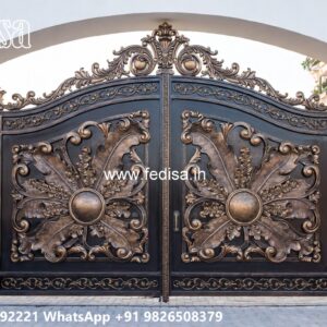 Lightweight Gate Design, 3 Feet Gate Design Main Gate Lighting In Outdoor