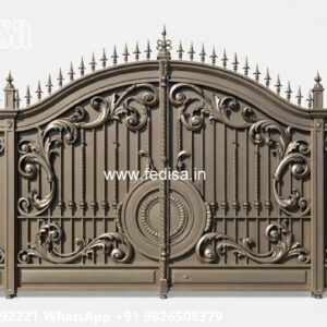 Simple Iron Gate Designs For Homes, Main Gate New Design 2026 Main Gate Lighting In Outdoor