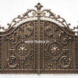 Main Gate Design 2097, Gate Stainless Design Main Gate Lighting In Outdoor