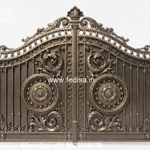 Compound Wall Gate Price, Estate Gate Design Main Gate Lighting In Outdoor