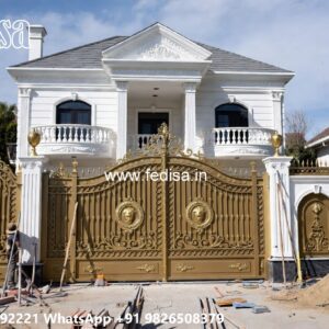 Steel Ke Gate Ki Design, Royal Main Gate Design Main Gate Lighting In Outdoor