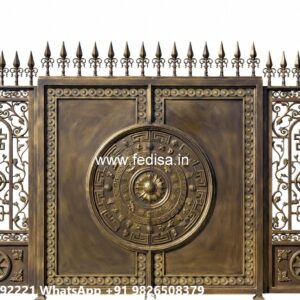 Simple Iron Gate Designs For Homes, Moving Gate Design Main Gate Lighting In Outdoor
