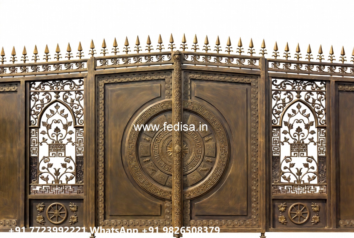 Steel Ke Gate Ki Design, Garage Iron Gate Design Main Gate Lighting In Outdoor