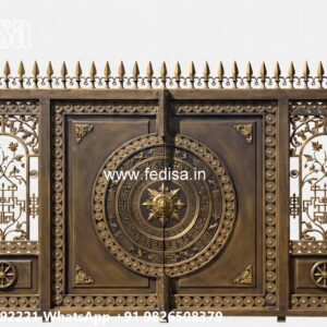 Lightweight Gate Design, Small Front Gate Design Main Gate Lighting In Outdoor