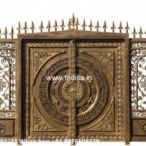 Simple Iron Gate Designs For Homes, Gate Design Main Main Gate Lighting In Outdoor