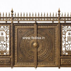 Mane Gate Design, Simple Entrance Gate Design Main Gate Lighting In Outdoor