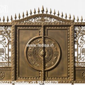Single Steel Gate Design, Design For Gate In The House Main Gate Lighting In Outdoor