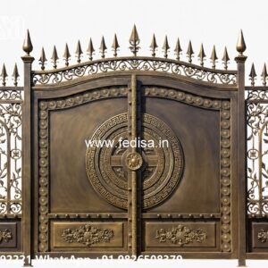 Compound Wall Gate Price, Cast Iron Design For Gate Main Gate Lighting In Outdoor