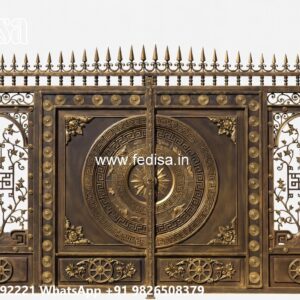 Lightweight Gate Design, Steel Ke Men Gate Main Gate Lighting In Outdoor