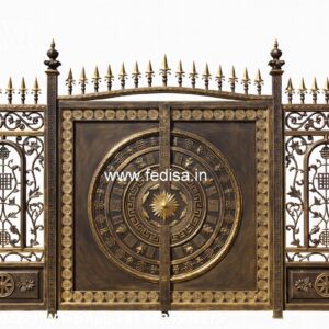 Office Gate Design, 4 Feet Iron Gate Design Main Gate Lighting In Outdoor