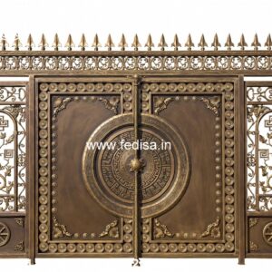 Simple Iron Gate Designs For Homes, Grill Gate Simple Design Main Gate Lighting In Outdoor