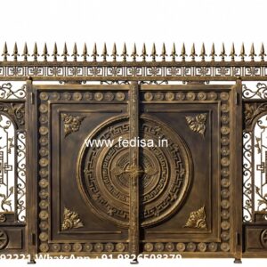 Security Gate Design, Cnc Design For Gate Main Gate Lighting In Outdoor