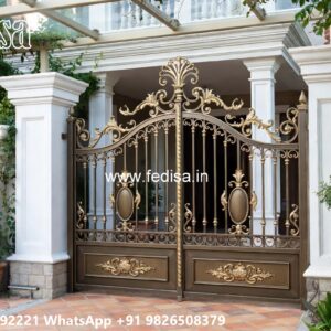 Steel Ke Gate Ki Design, Lohe Ka Gate Ka Colour Main Gate Lighting In Outdoor
