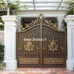 Compound Wall Gate Price, Types Of Gate Designs Main Gate Lighting In Outdoor