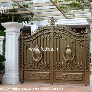 Steel Ke Gate Ki Design, Iron Square Pipe Gate Design Main Gate Lighting In Outdoor