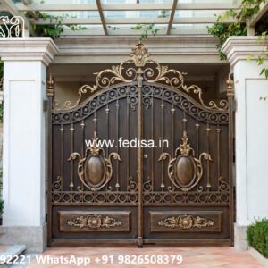 Lightweight Gate Design, Grill Gate Design Simple Main Gate Lighting In Outdoor