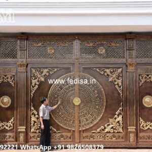 Single Steel Gate Design, Design Ng Gate Main Gate Lighting In Outdoor