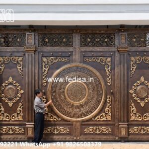 Simple Iron Gate Designs For Homes, Square Pipe Main Gate Design Main Gate Lighting In Outdoor