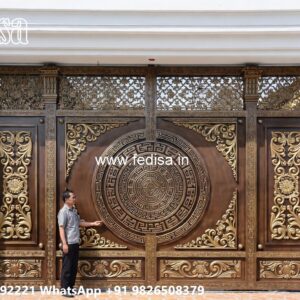 Small Main Gate Design, Compound Design Gate Main Gate Lighting In Outdoor
