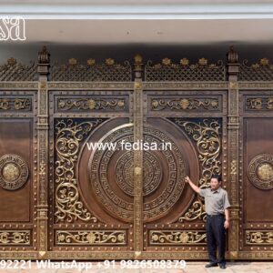 Compound Wall Gate Price, Main Gate Frame Design Main Gate Lighting In Outdoor