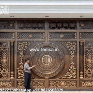 Single Steel Gate Design, Best Entrance Gate Design For Home Main Gate Lighting In Outdoor