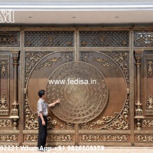 Security Gate Design, Boundary Design Gate Main Gate Lighting In Outdoor