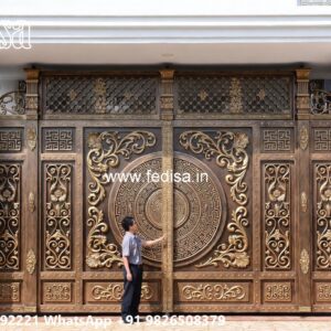 Steel Ke Gate Ki Design, Garden Entrance Gate Design Main Gate Lighting In Outdoor