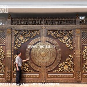 Single Steel Gate Design, Gate Arches Designs Main Gate Lighting In Outdoor