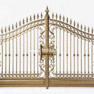 Simple Iron Gate Designs For Homes, Boundary Wall And Gate Design Main Gate Lighting In Outdoor