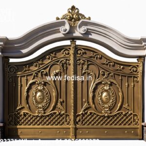 Lightweight Gate Design, Loha Design Gate Main Gate Lighting In Outdoor