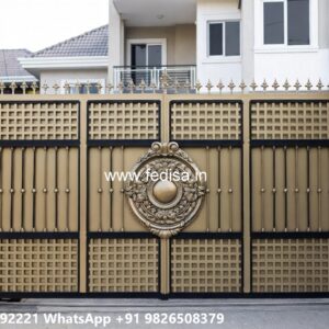 Mane Gate Design, Grill Gate Ke Design Main Gate Lighting In Outdoor
