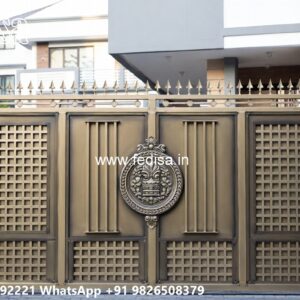 Lightweight Gate Design, Safety Grill Gate Price Main Gate Lighting In Outdoor