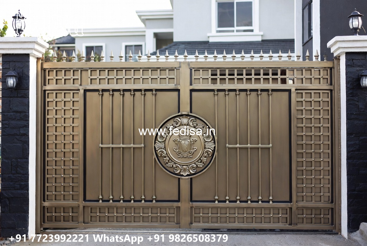 Steel Ke Gate Ki Design, Makan Ke Gate Ke Design Main Gate Lighting In Outdoor