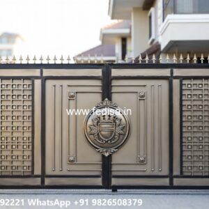 Simple Iron Gate Designs For Homes, Gate For Main Door Main Gate Lighting In Outdoor