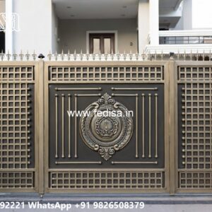 Simple Iron Gate Designs For Homes, Ss Fancy Gate Main Gate Lighting In Outdoor