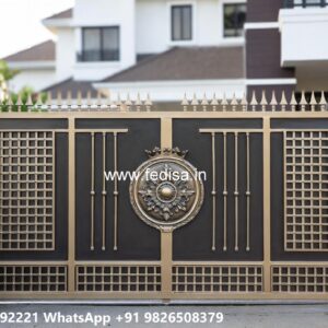 Mane Gate Design, Low Cost Simple Main Gate Design Main Gate Lighting In Outdoor