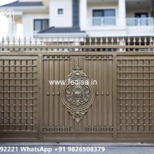 Compound Wall Gate Price, Wood Gate Frame Design Main Gate Lighting In Outdoor