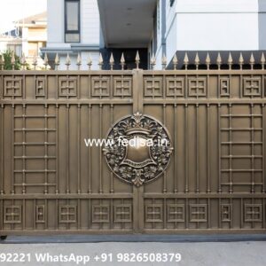 Small Main Gate Design, Lohe Wala Gate Main Gate Lighting In Outdoor