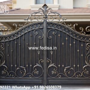 Single Steel Gate Design, Door Gate Ke Design Main Gate Lighting In Outdoor