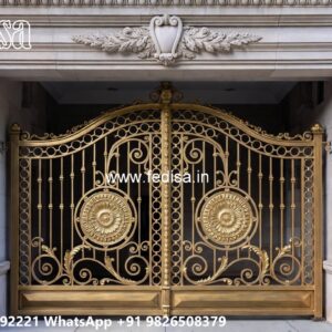 Office Gate Design, Fancy Fences And Gates Main Gate Lighting In Outdoor