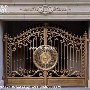Simple Iron Gate Designs For Homes, Entrance Gate Design For Farmhouse Main Gate Lighting In Outdoor