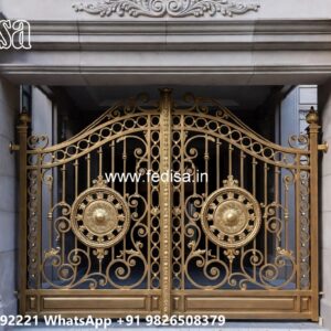 Small Main Gate Design, Best Design Gate Main Gate Lighting In Outdoor