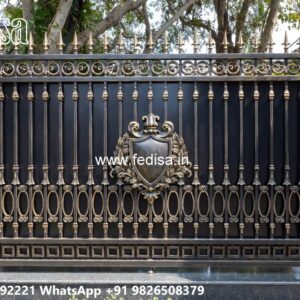 Simple Iron Gate Designs For Homes, Small Gate Grill Design Main Gate Lighting In Outdoor