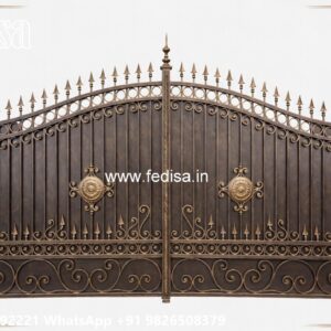 Small Main Gate Design, Normal House Gate Design Main Gate Lighting In Outdoor
